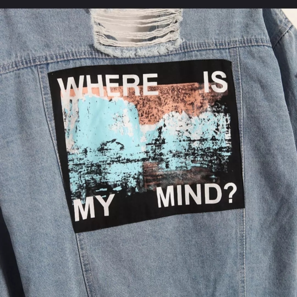 Graphic Denim Jacket - Picture 2 of 6